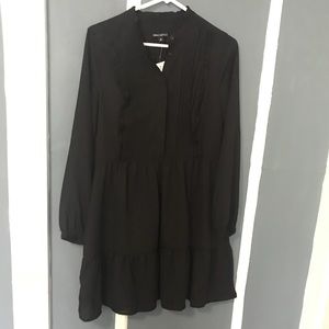 J. Crew Mercantile Black Dress with long sleeves